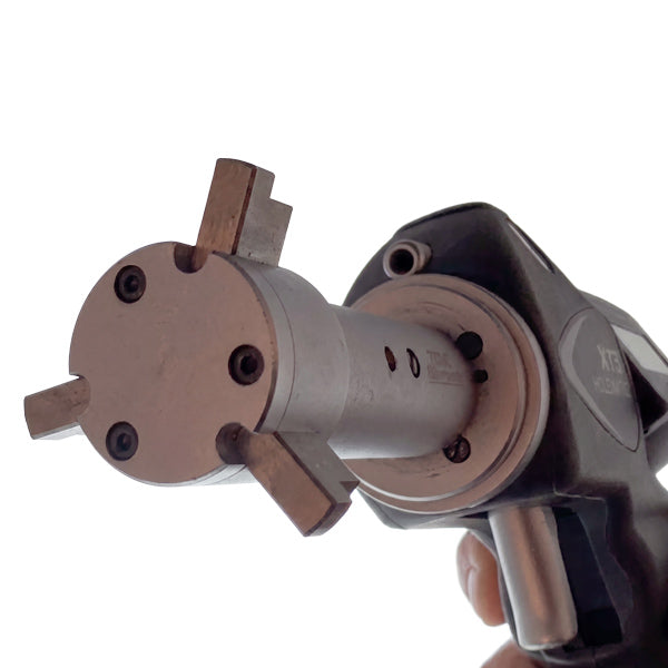 Self-centering, three-point measuring heads