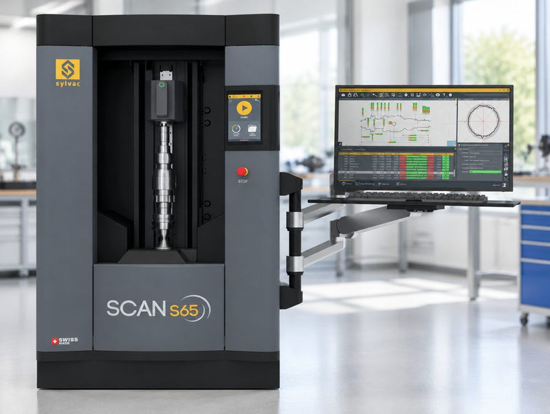 Fowler Sylvac SCAN S65 optical shaft measuring machine
