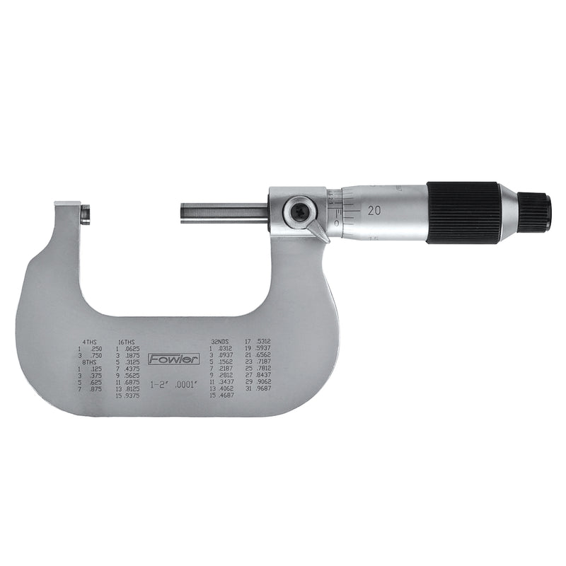 Fowler 1-2" Outside Micrometer