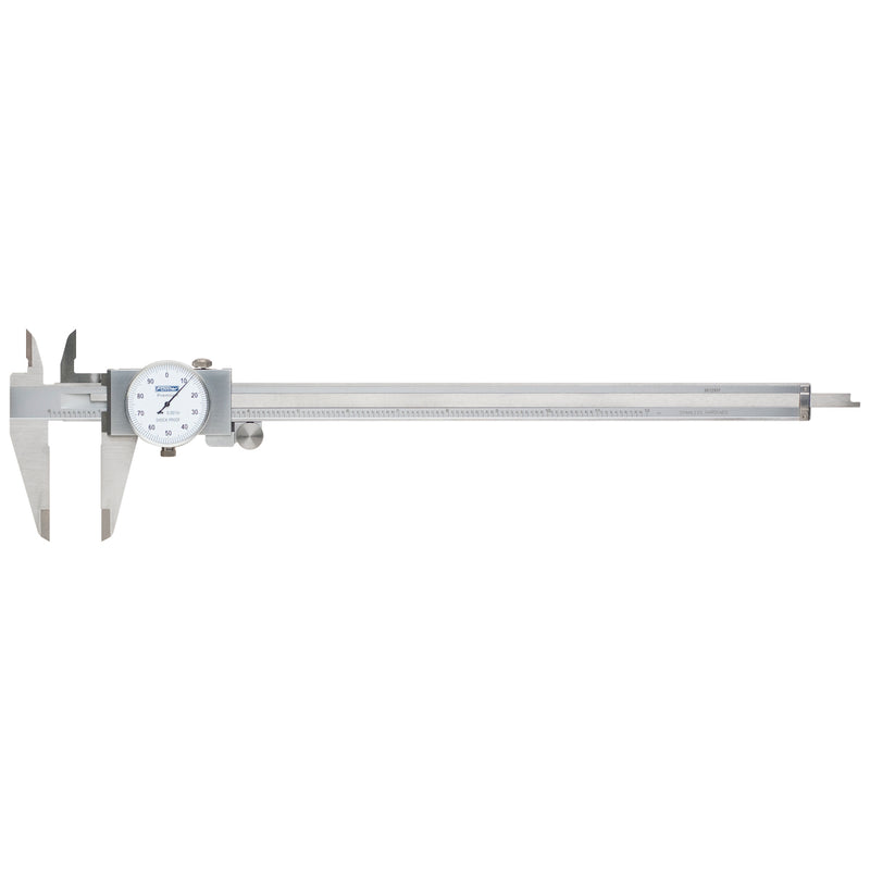 Premium Dial Caliper with 0-12" Range (White Dial)