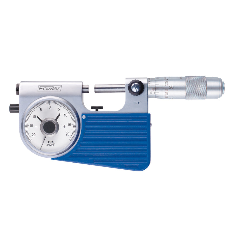 Fowler 0-1" Indi-X Indicating Micrometer
