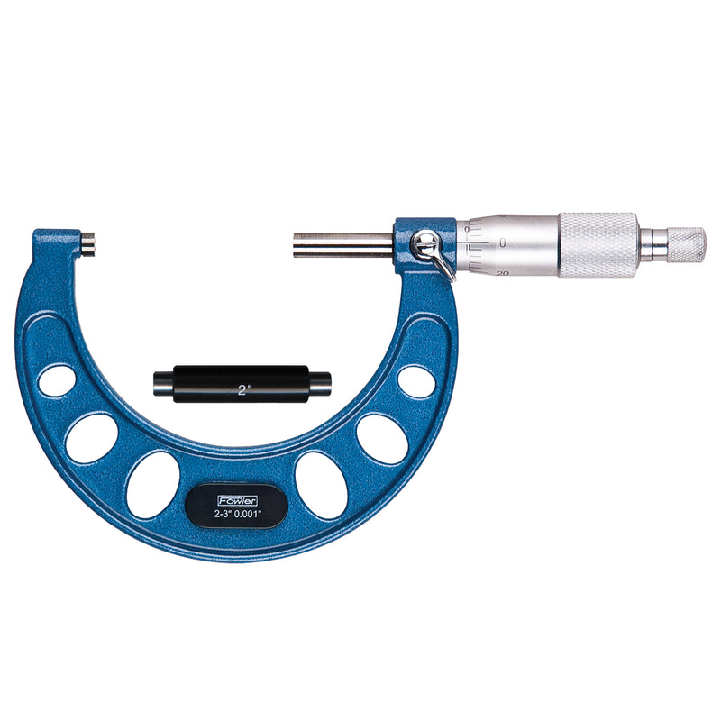 Fowler 2-3" Outside Inch Micrometer