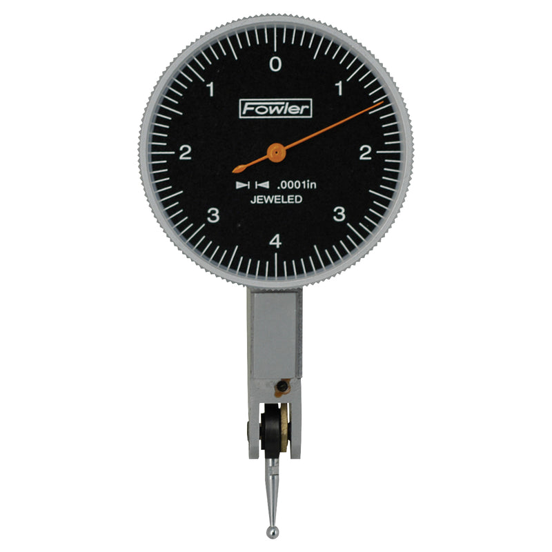 Fowler 1" Horizontal Black Dial Test Indicator