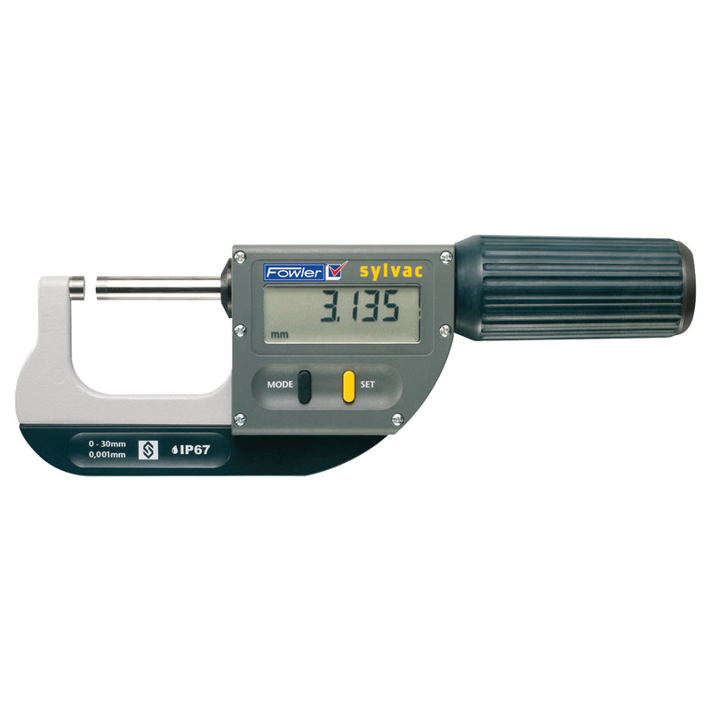 Fowler 2.6 - 4.0"/66 - 102mm BLUETOOTH Rapid-Mic Electronic Micrometer with Lifetime Warranty