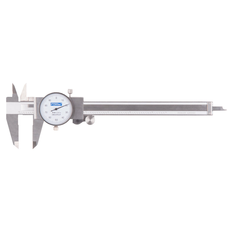 Dial Caliper with 0-6" Range (White Dial)