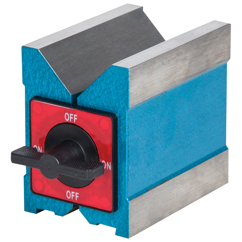 Fowler Magnetic V-Block 2-3/8" wide x 4" long x 3-7/8" high