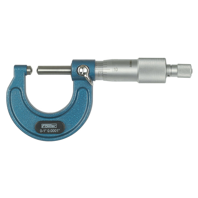 Fowler 0-1" Ball-Anvil and Ball Spindle Micrometer