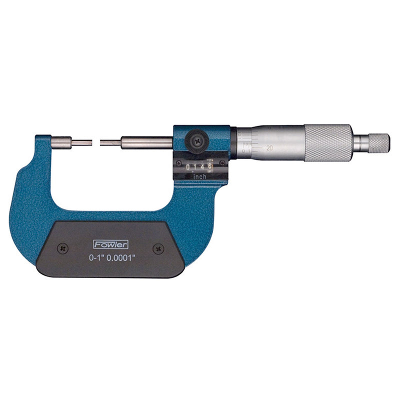 Fowler 0-1" Digit Counter Spline Micrometer