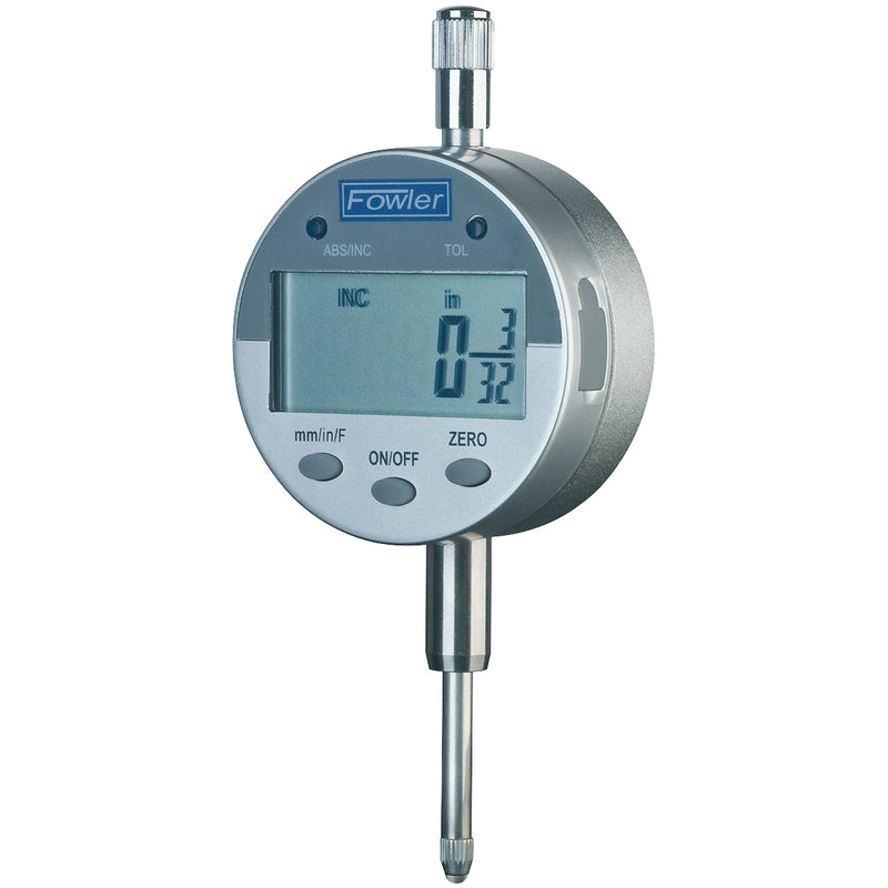 Fowler 1"/25mm/64ths Indi-X Blue Electronic Indicator