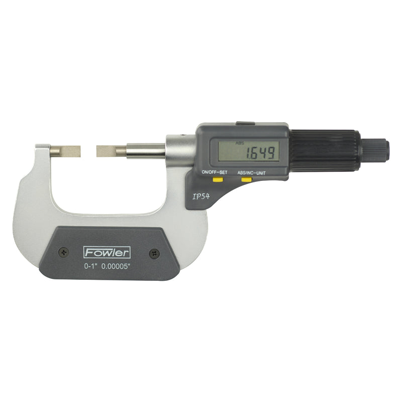 Fowler 1-2"/25-50mm Electronic IP54 Blade Micrometer