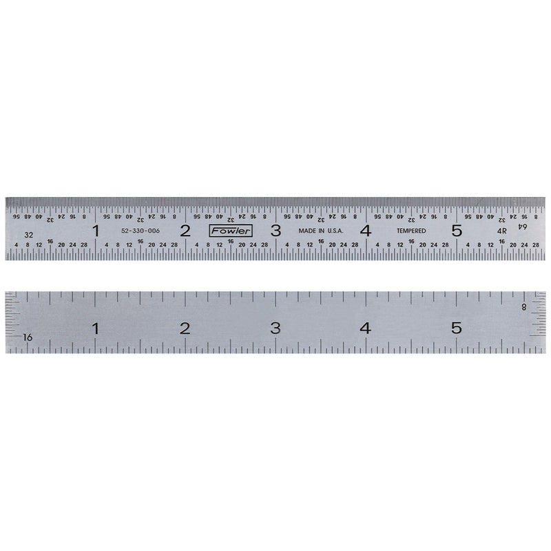 Fowler 24" 4R Rigid Steel Rule