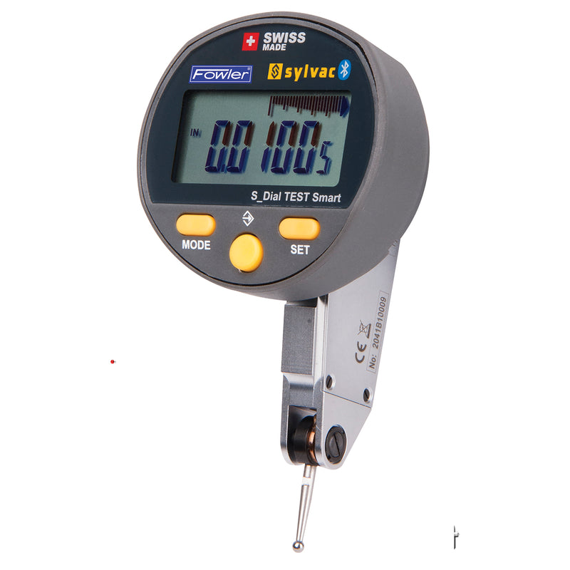 Fowler 0.030"/0.80mm BLUETOOTH QuadraTest Multimode Electronic Test Indicator
