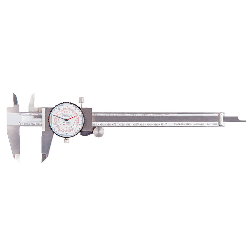 Inch/Metric Dial Caliper with 0-6" /150mm Range