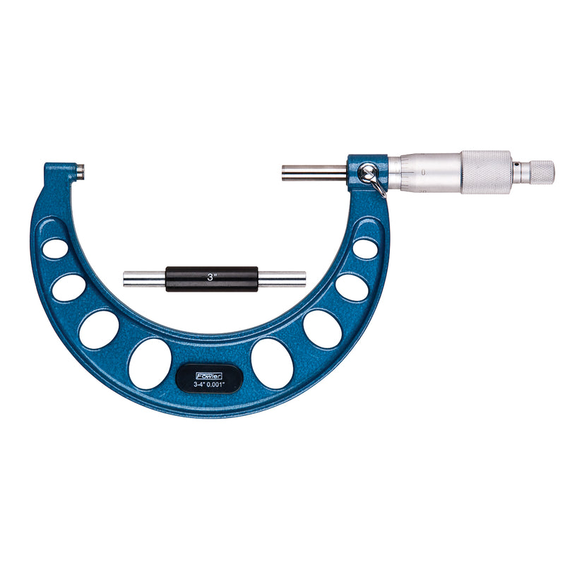 Fowler 3-4" Outside Inch Micrometer