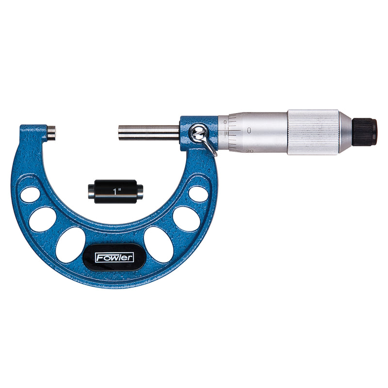 Fowler 1-2" Outside Inch Micrometer