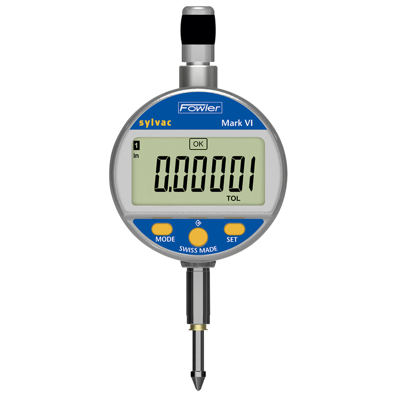 Fowler-Sylvac 0-.500"/12.5mm Bluetooth Mark VI Nano Electronic Indicator