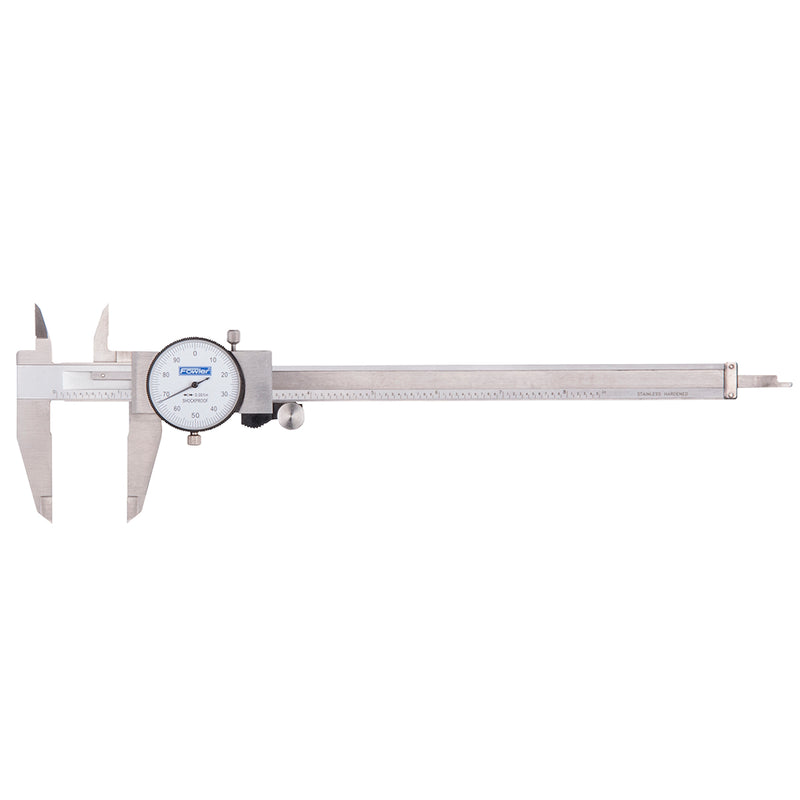 Fowler 0-8" White Dial Caliper