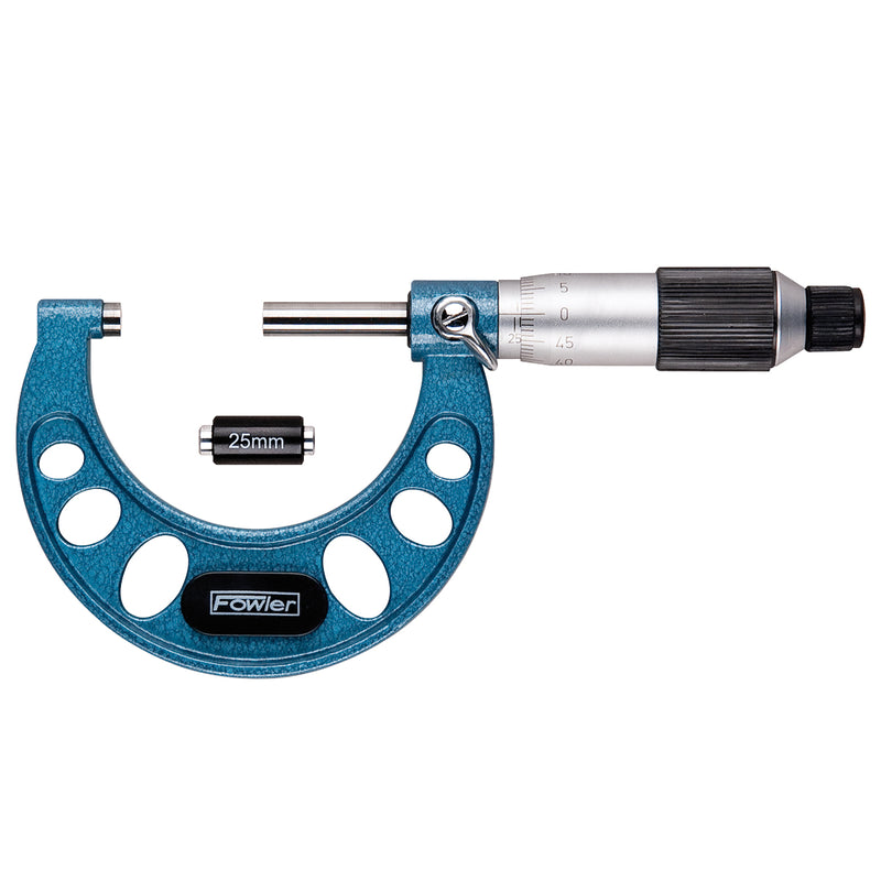 Fowler 25-50mm Outside Metric Micrometer