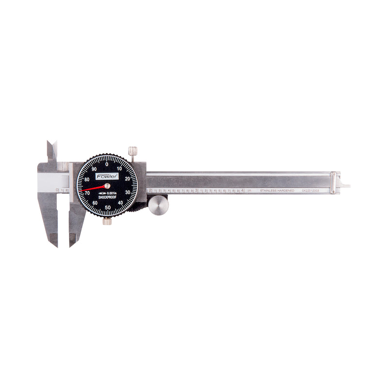 Dial Caliper with 0-4" Range Shockproof (Black Dial)