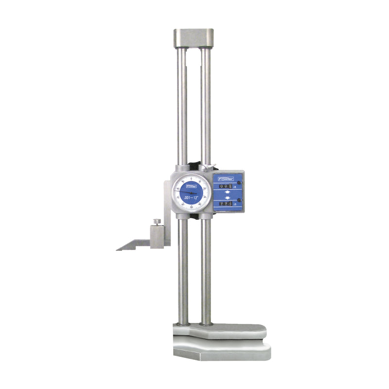 Fowler 12" Twin Beam Dial Height Gage