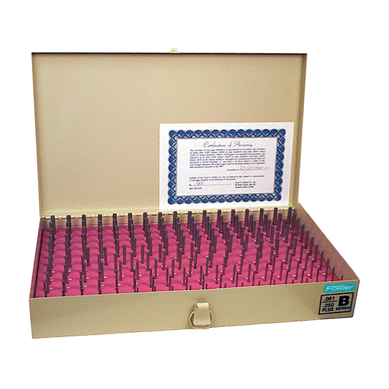 Fowler 0.061" - 0.250" Pin Gage Set