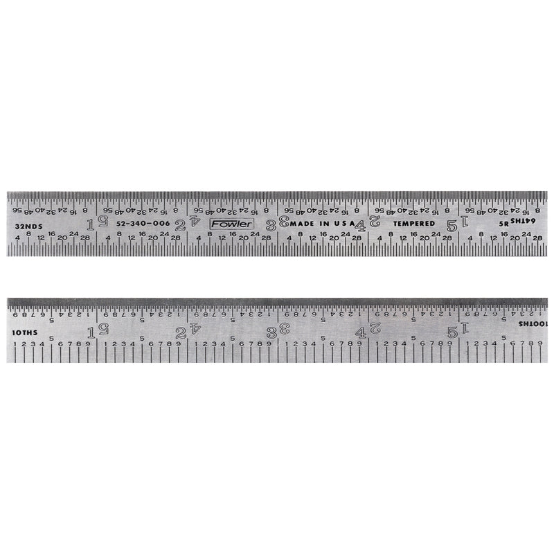 Fowler 24" 5R Rigid Steel Rule