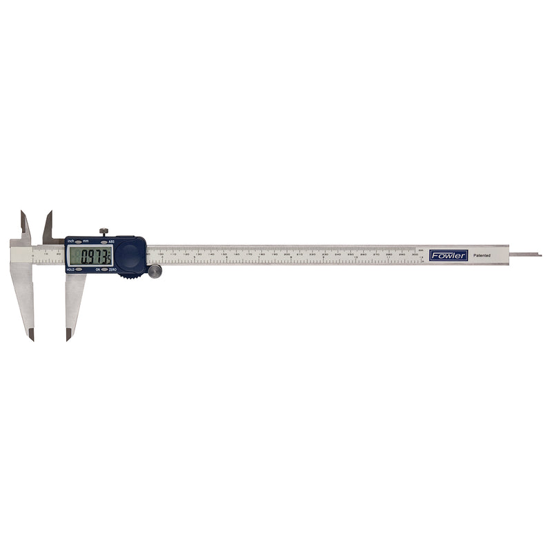 Fowler 12"/300 Xtra-Value Cal Electronic Caliper with a Super Large Display with HOLD feature