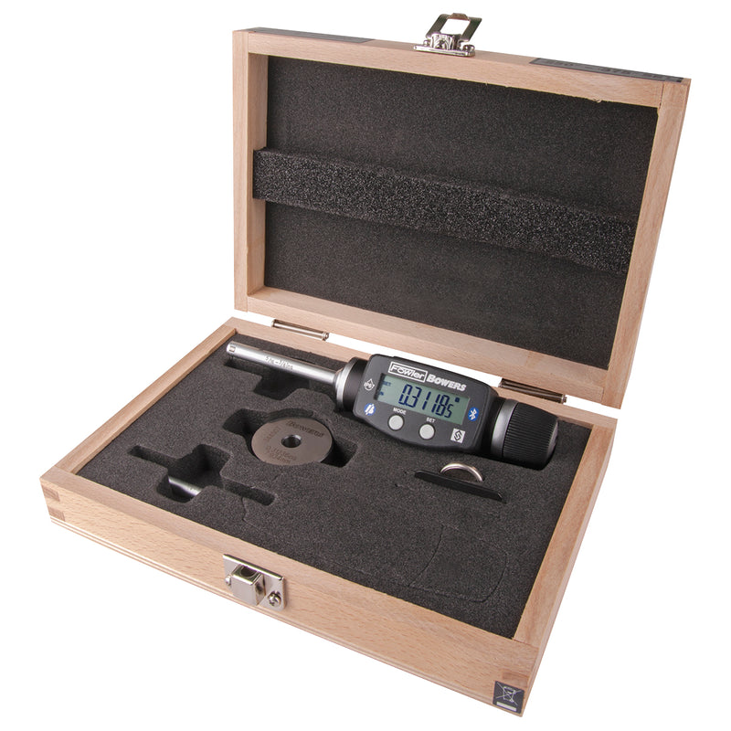 Fowler-Bowers 0.080" - 0.250"/2 - 6mm BLUETOOTH XTD3 Electronic Holemike Set