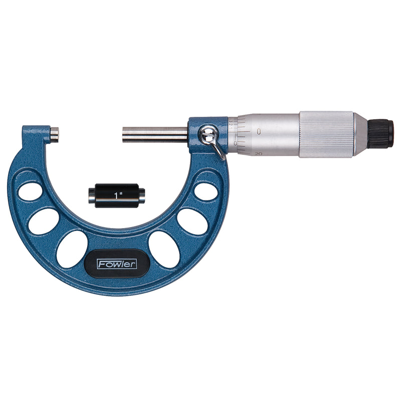 Fowler 1-2" Outside Inch Micrometer