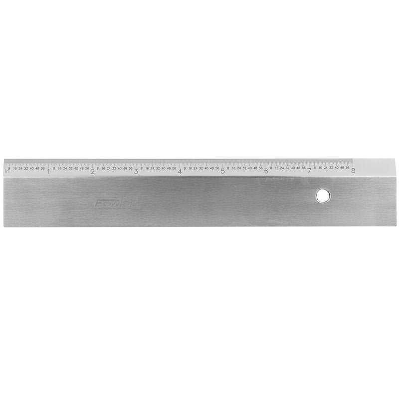 Fowler 8" Beveled Straight Edge PLUS