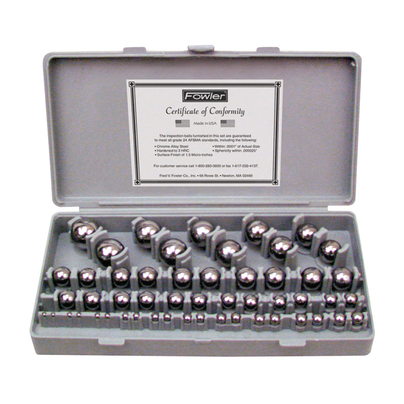 Fowler 50 Piece Metric Gage Ball Set