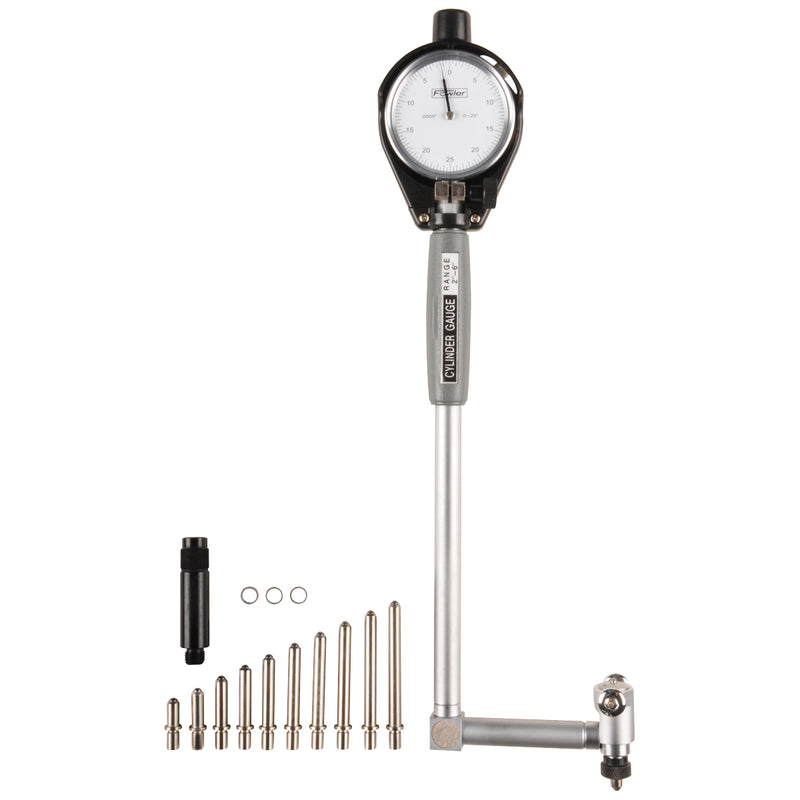Fowler 2 - 6" Right Angle Dial Bore Gage