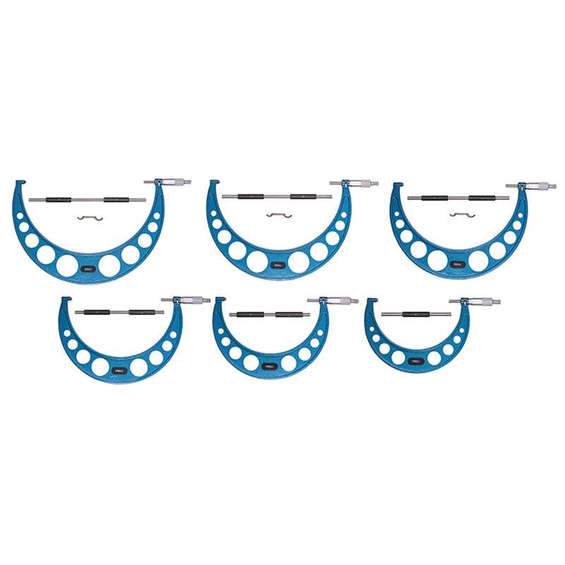 Fowler 6-12" Outside Inch Micrometer Set
