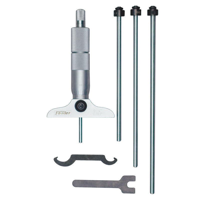 Fowler 0-6" Vernier Depth Micrometer
