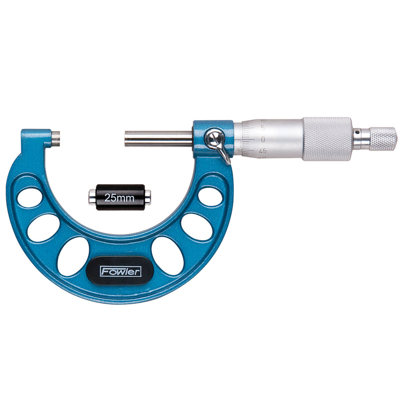Fowler 25-50mm Outside Metric Micrometer