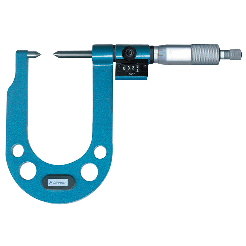 Fowler 0.3"-1.7" Extended Range Point Micrometer