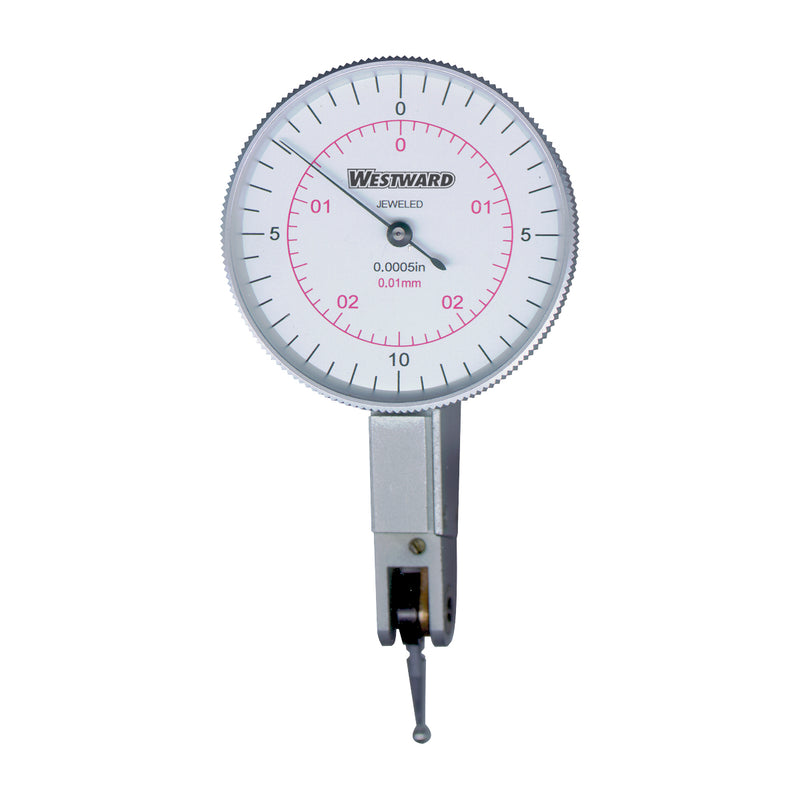 1-1/2" Horizontal White/Red Face Test Indicator