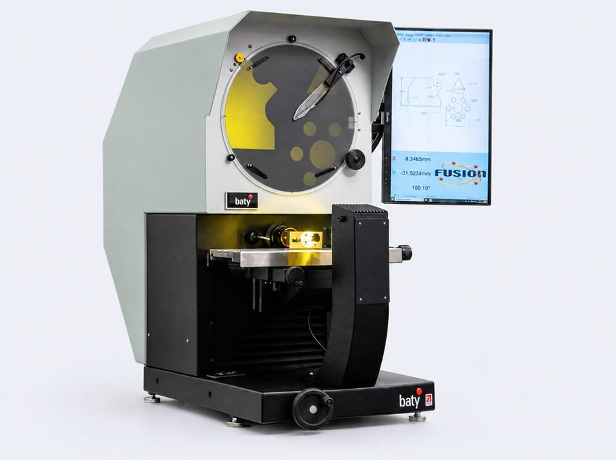 Fowler Baty horizontal optical comparator with Fusion readout