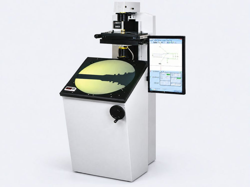 Fowler Baty SM20 vertical optical comparator