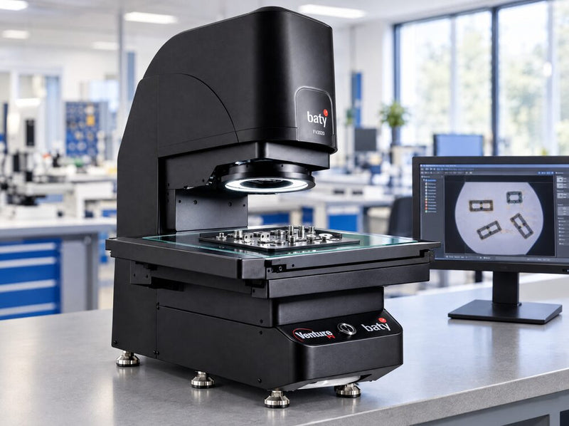 Fowler Baty Venture FV flash vision system in a quality lab