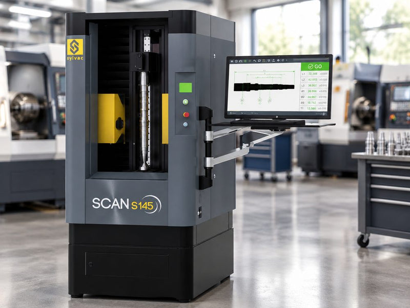 Fowler Sylvac SCAN S145 in a CNC machine shop