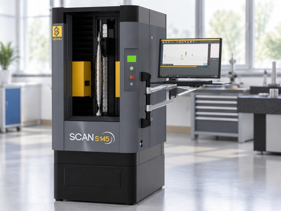 Fowler Sylvac SCAN S145 optical shaft measuring machine