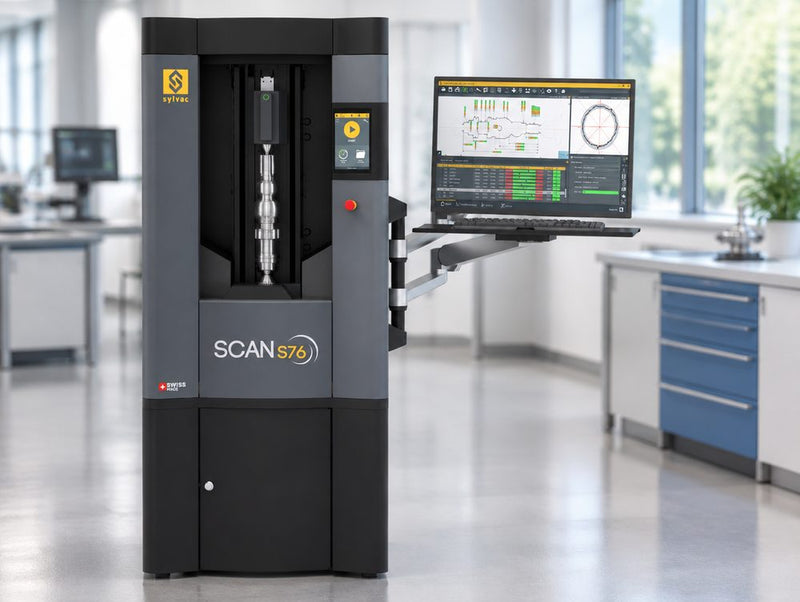 Fowler Sylvac SCAN S76 optical shaft measuring machine