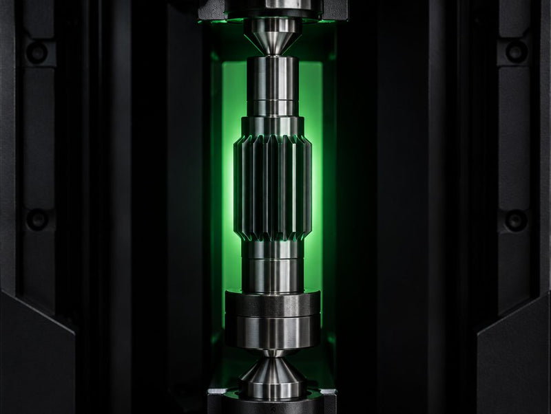 Splined shaft measured on a Fowler Sylvac SCAN